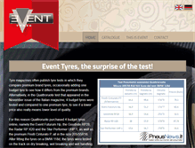 Tablet Screenshot of eventtyres.com